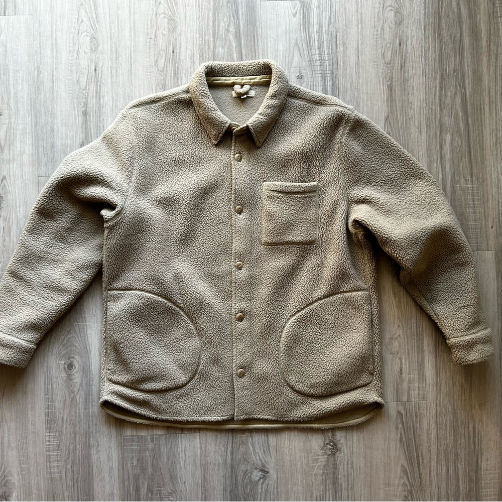 Men's Madewell Tan Sherpa Jacket